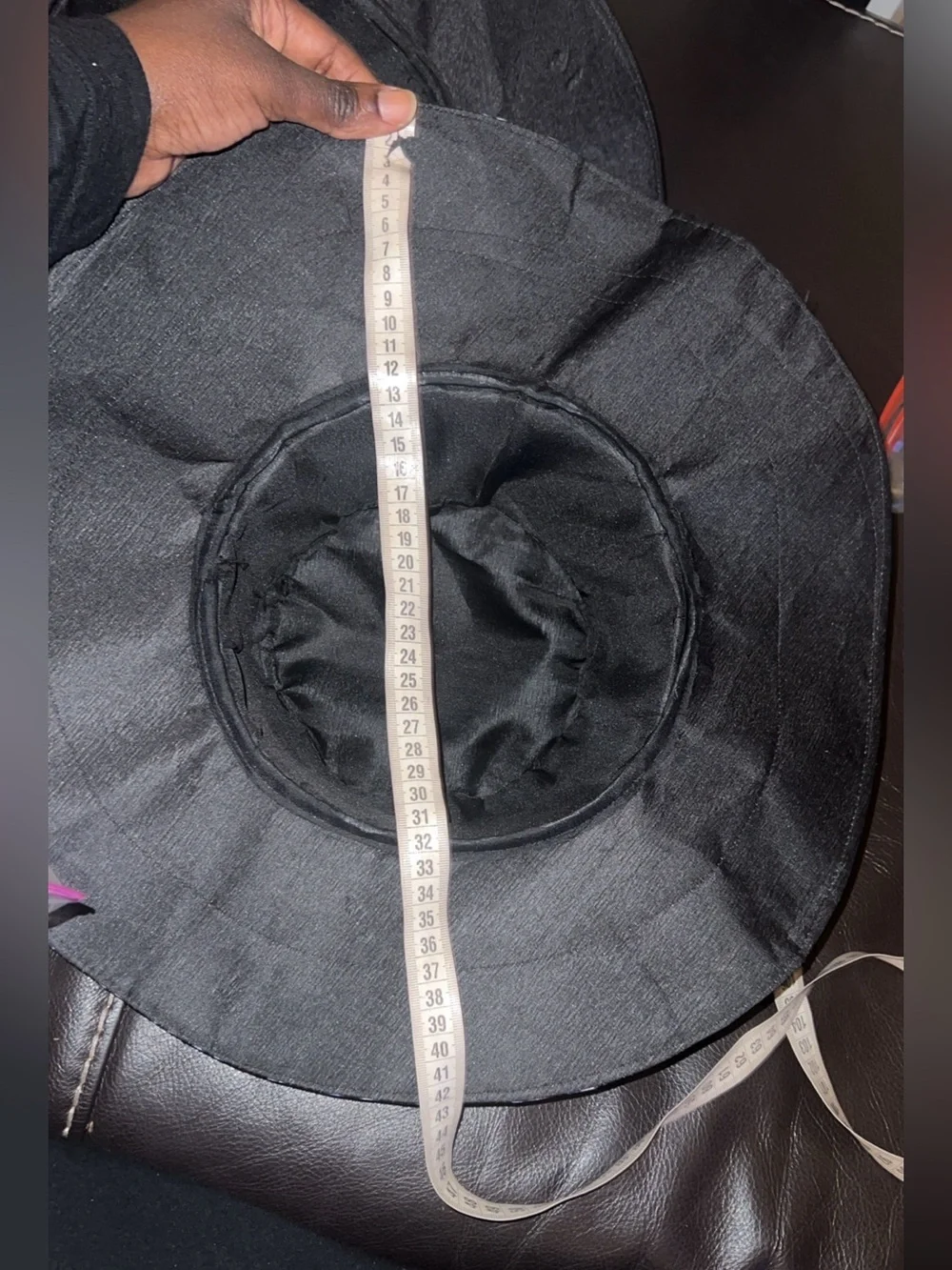 Handmade Olive Ankara wax Patterned Wide-Brim Women's Sun Hat